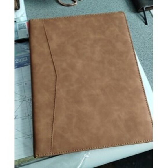 New Padfolio Portfolio Leather Binder, Interview Legal Document Organizer - Picture 1 of 2